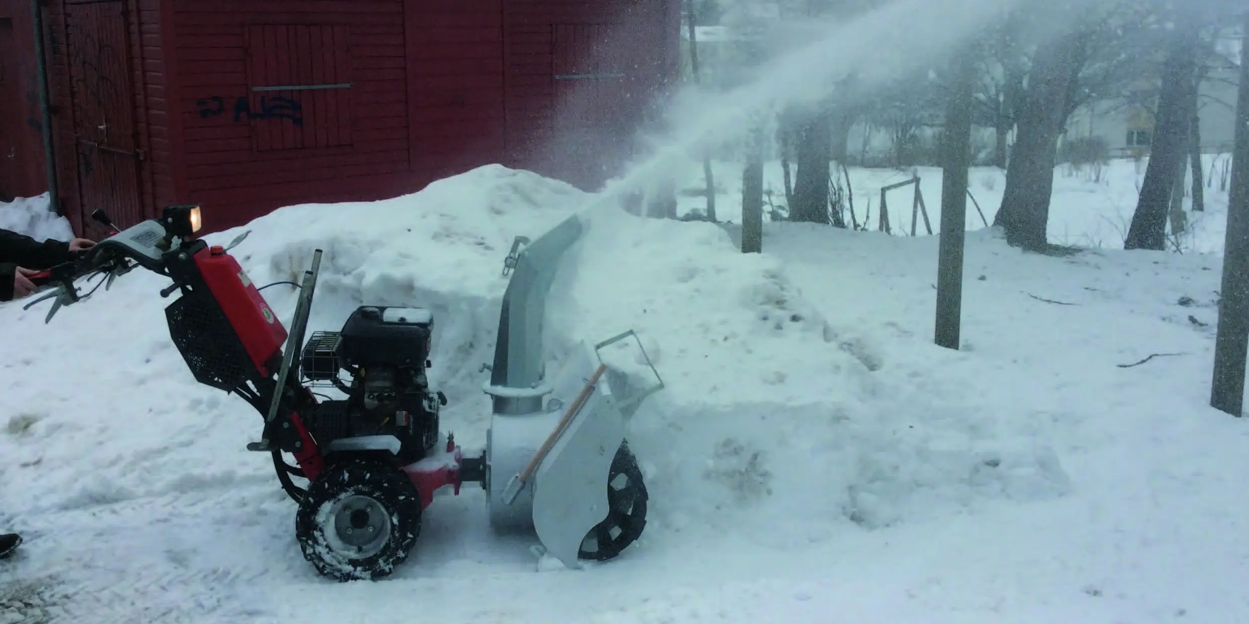 Pedestrian Snow Blower